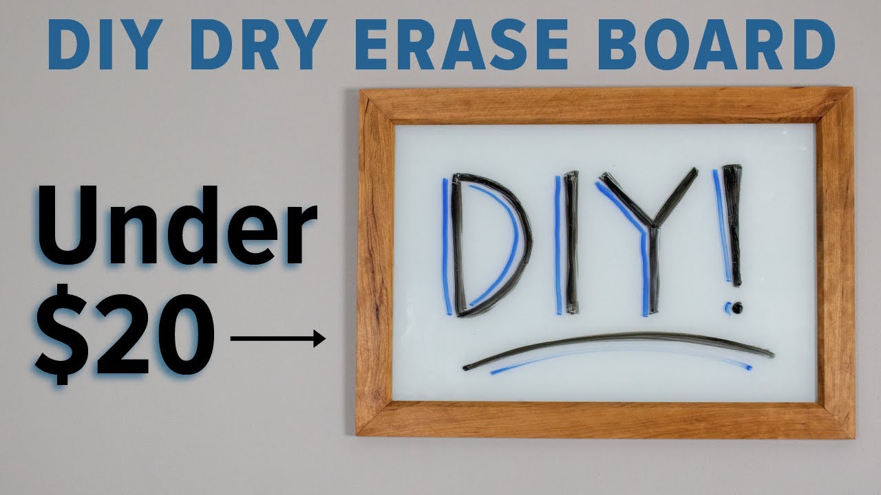 How To Get A Big Whiteboard On A Small Budget (Less Than $20