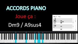 Accords Piano Joue Ça Dm9 A9Sus4