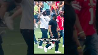 50 cent walked in fans with gang💯 #rap #music #hiphop #rapmusic #snooppi #rapper #50cent #rapstar