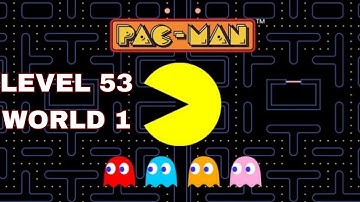 PAC-MAN LEVEL 53 World 1 - Gameplay Walkthrough (iOS,Android Gameplay) PACMAN