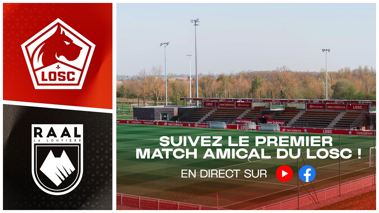 LIVE | Suivez LOSC - RAAL La Louvière en direct vidéo dès 17h ⚽