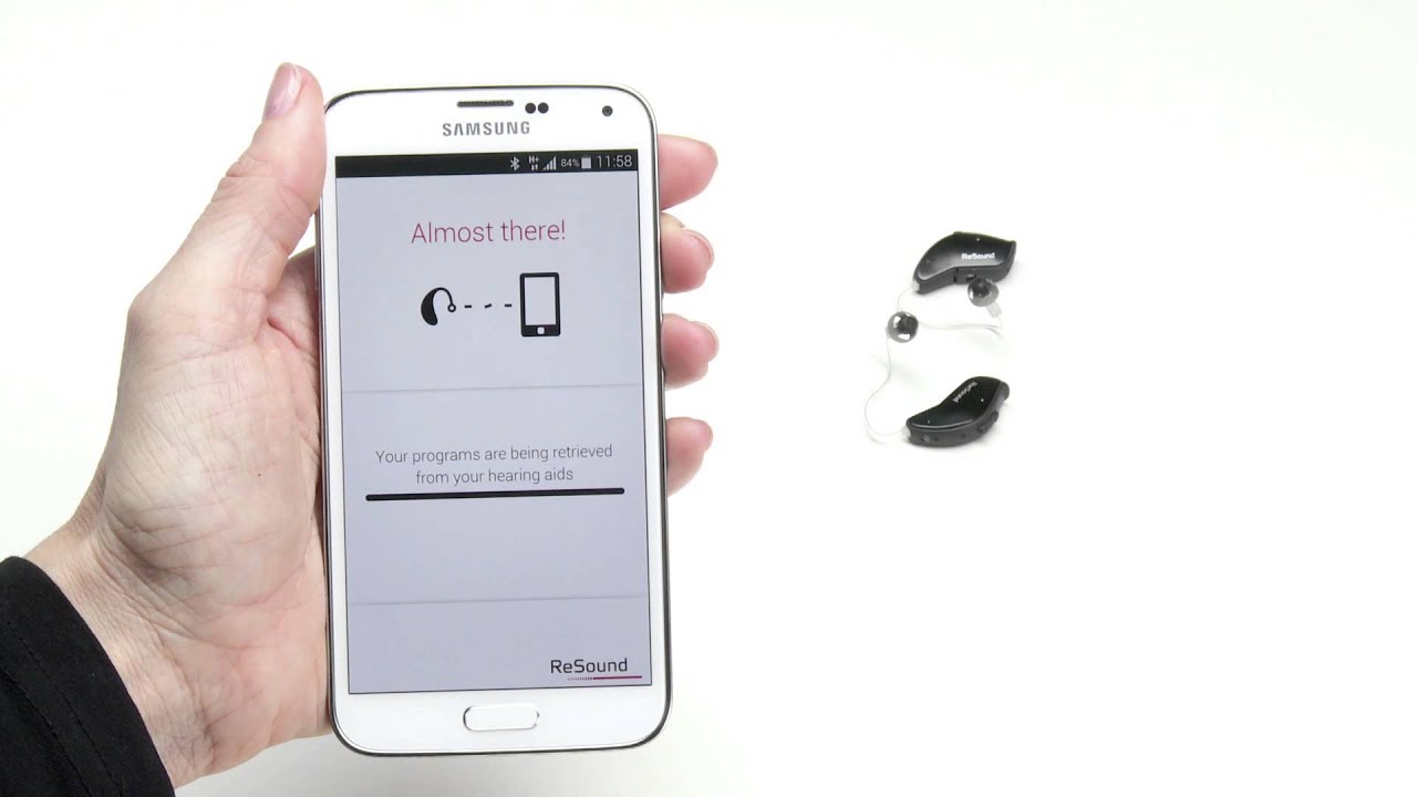 how do i connct my hearing aids from costco with the resound app