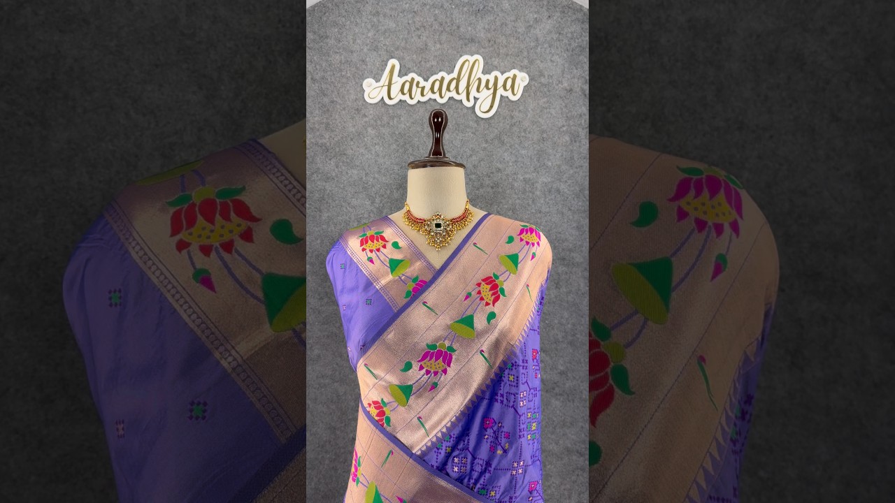 Royal Kanchivaram Patola Paithani Silk Saree
