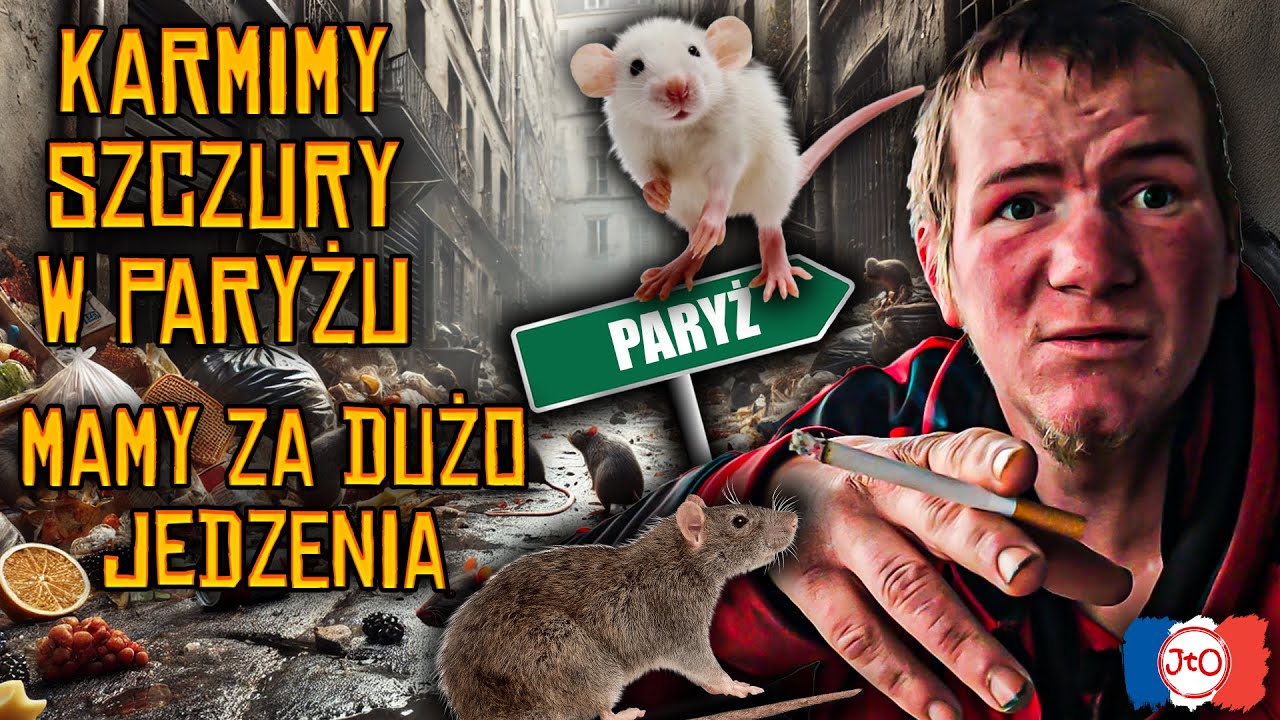 Dokarmiamy szczury🐀🍞 – Pomidor w PARYŻU 🍅🇫🇷🗼