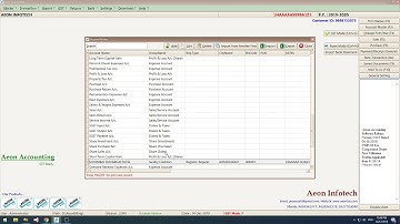 Lesson-3 Account Master And Item Master AEON ACCOUNTING
