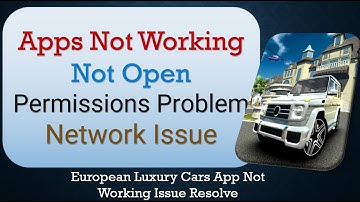 How To Fix European Luxury Cars App not working | Not Open | Space Issue | Network & Permissions