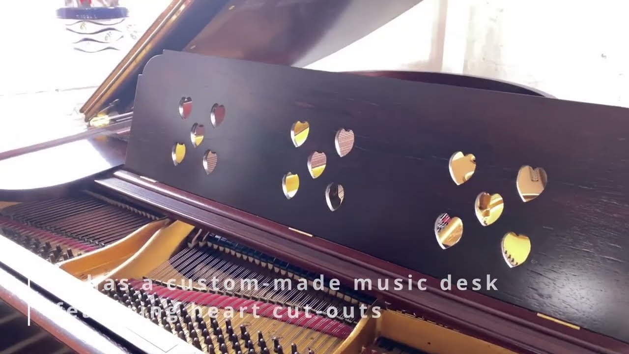 Bespoke 1903, Steinway Model O Grand Piano with a Unique Feature
