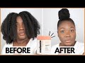 Natural hair: High bun + nighttime routine