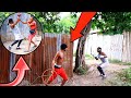 BOXING RANDOM STRANGERS IN THE GHETTO PART 2!! | ALLMAN TOWN *GONE WRONG*