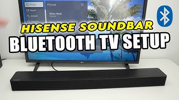 Hisense Soundbar : How to Pair TV Using Bluetooth
