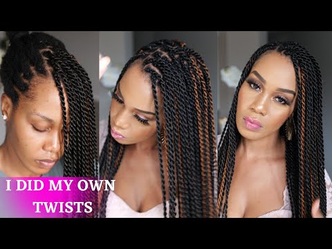 How To: DIY SENEGALESE TWISTS for BEGINNERS /Protective Style /Tupo1