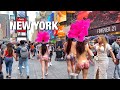 New york city virtual walking tour  manhattan summer walking tour  penn station times square