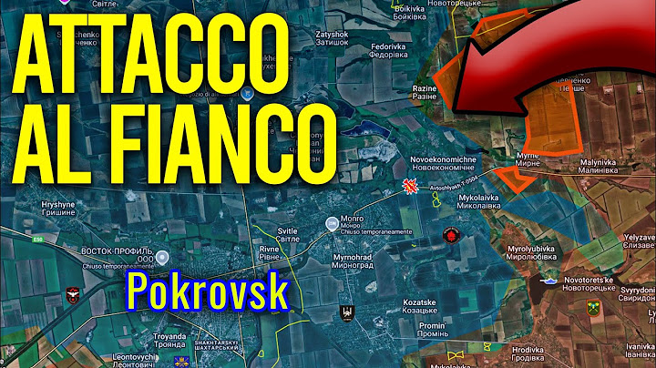 MANOVRA RUSSA AL FIANCO DI POKROVSK