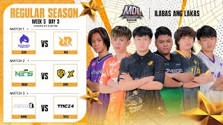 🔴LIVE | MDL PH S3 | FILIPINO-Week 5 Day 3