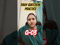 CSIR NET JUNE 2026 | Daily Practice Questions | Q-03 #csirnet #csirnetjrf #deepshikhagoswami #shorts