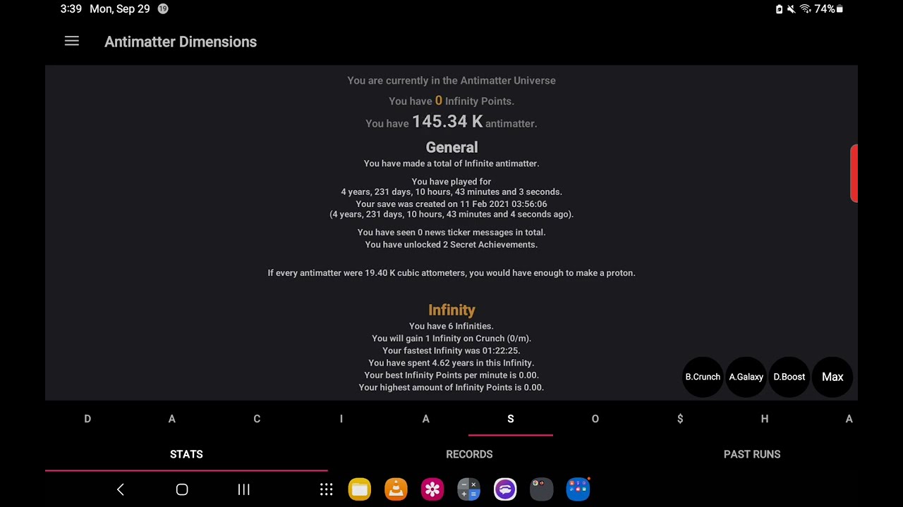 R.E PLAYS ANTIMATTER DIMENSIONS
