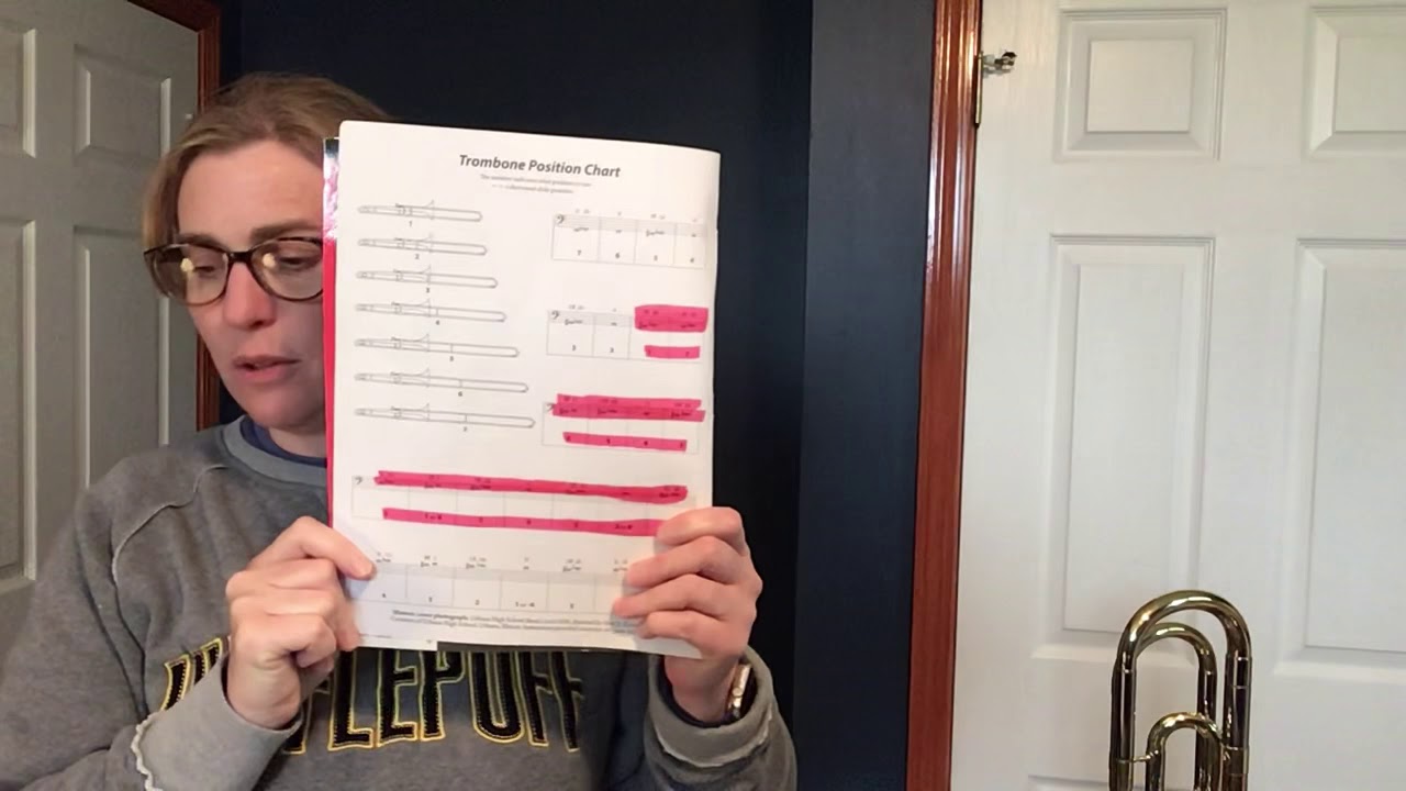 Trombone Chromatic Scale 1 octave - YouTube