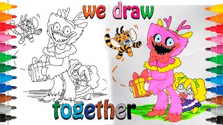 Hi guys! Today we will color pictures of #huggy  #wuggy  with you! let's go