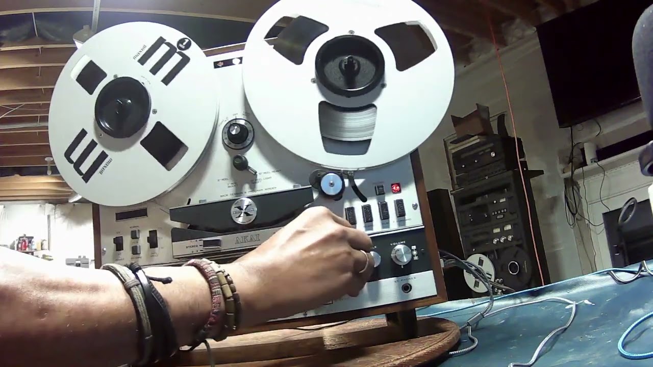 The Amazing Akai X-330 Reel to Reel w/Built-in Amp & Speakers