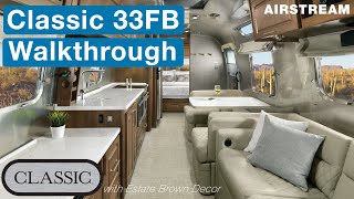 Airstream 2022 Classic 33FB Travel Trailer Walkthrough