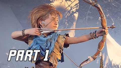 Horizon Zero Dawn Walkthrough Part 1 - FIRST 1.5 HOURS! (PS4 Pro Let