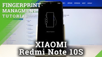 How to Add Fingerprint to XIAOMI Redmi Note 10S - Scan Fingerprint