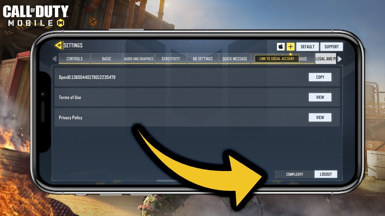 How To Logout & Login Your Account In Call of Duty Mobile With
