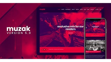 Muzak - Music WordPress theme | Themeforest Website Templates and Themes