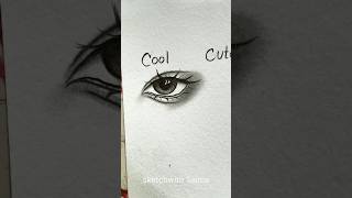 How to draw Eyes easy tutorial #drawing #shorts #art #digitalart #tutorial #pov