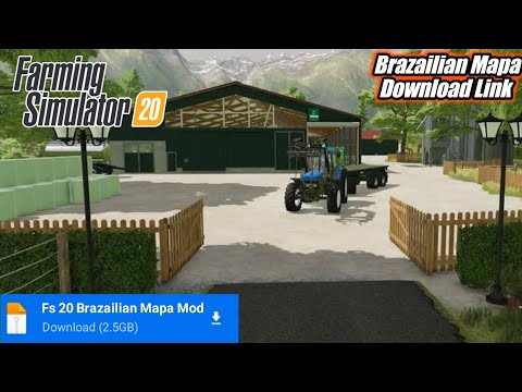 Brazailian 🇧🇷 Mapa Mod in Fs 20 || Farming Simulator 20 Farm || 4U Farming