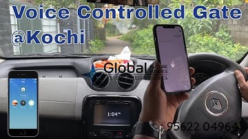 Voice Controlled Gate Opener|Google Assistant, Siri, Alexa| Smart Automatic Gate| 📞9562204964