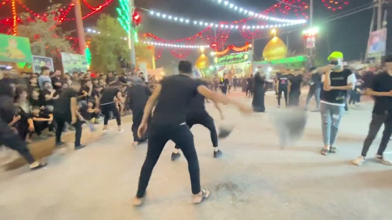 موكب الامام الحجة (عج) في العمارة - اهالي الماجدية  -1444 ه -2022م -الليلة الاولى من محرم الحرام