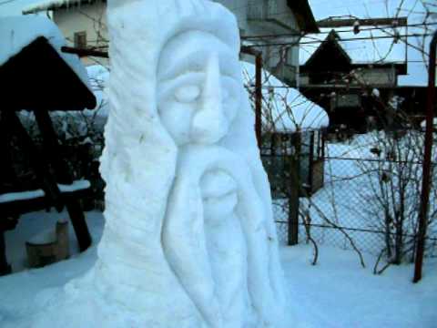 Video: Cum Se Face O Sculptură De Zăpadă