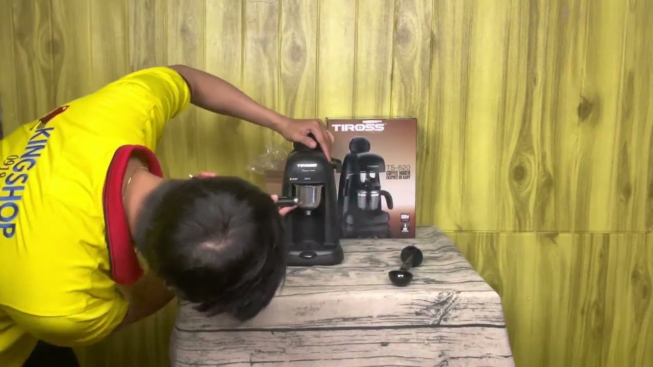 Máy pha cà phê Espresso Tiross TS620 - Hàng chính hãng