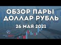 Обзор пары доллар рубль для внутридневной торговли на сегодня 26.05.2021