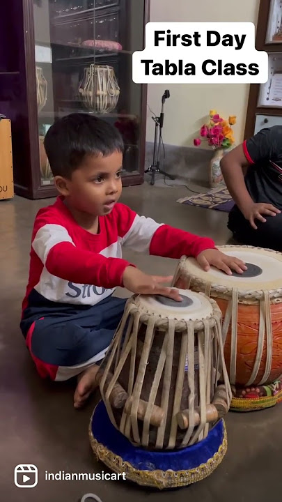 First Day Tabla Class | Adhiraaj Singh