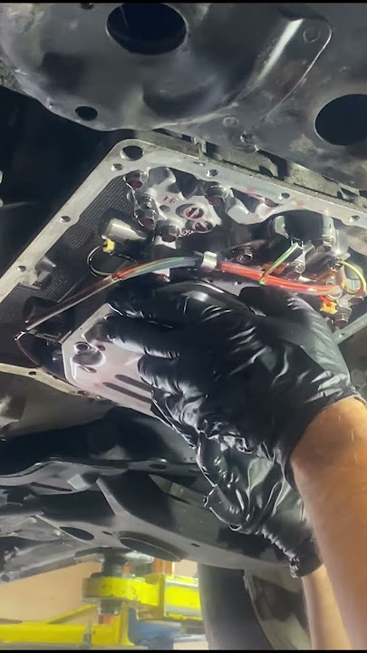 Fixing shifting problems on a Toyota.
