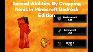 Special ABILITIES With Items In MINECRAFT BEDROCK EDITION - The Command Crash Course