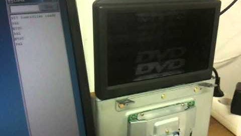 PAL-NTSC switching on the Volvo RTI screen