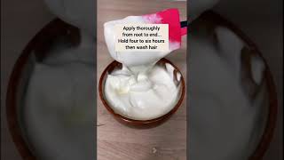 #Shorts#Use this Mask for Hair Growth an Shiny Hair#shinehair #Silkyhair tips #longhair