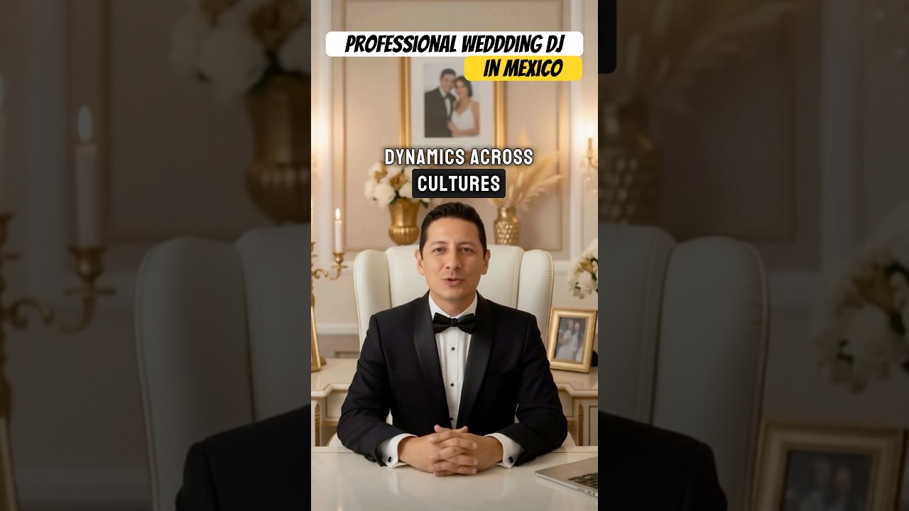 Диджей для свадебного торжества в Канкуне, Мексика.