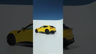 Giallo Ferrari Purosangue Esteso with blue carbon @OfficialNovitec