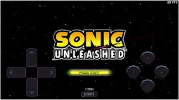 Sonic Unleashed over S3 Title Screen
