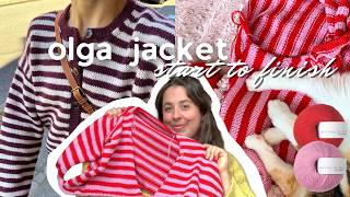 knitting the olga jacket so i can stop thinking about it