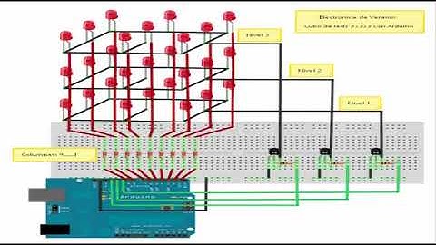 ✅ Arduino desde cero | Cubo de leds 3x3x3