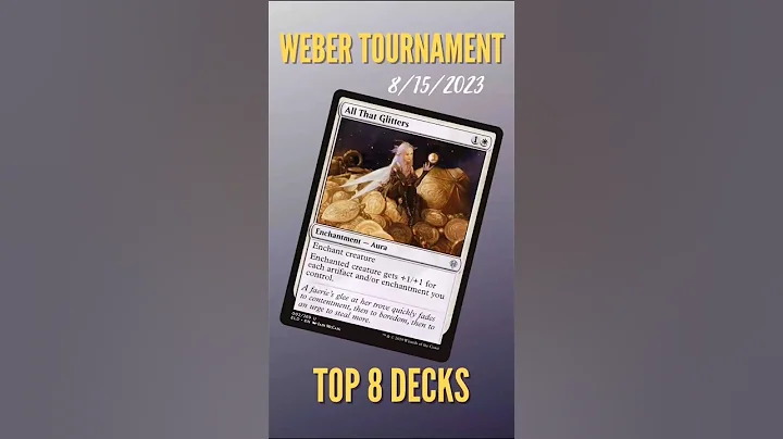 Weber Tournament TOP 8 Decklists (2023-08-15) #shorts #mtgpauper #pauper