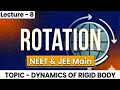 Lecture-08 Rigid body dynamics/Rotational Motion/Class-11/NEET2026/JEE MAIN 2026/JEE Advance.