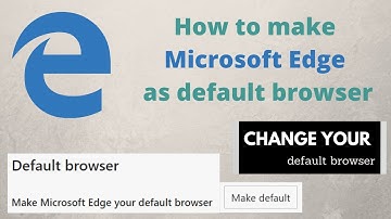 How to make Microsoft Edge as default browser | HMS Tech Tip | Riyad Hasan Nihal