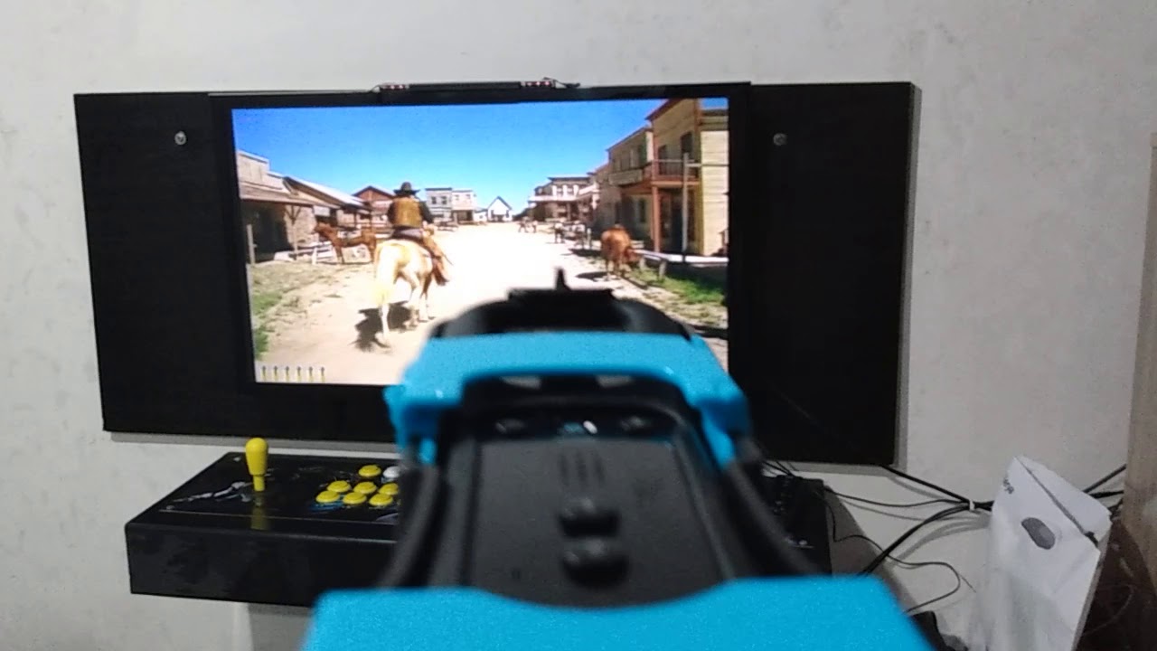 Testando Lightgun no PC feita com Wiimote "Mad Dog McCree"(Dublado