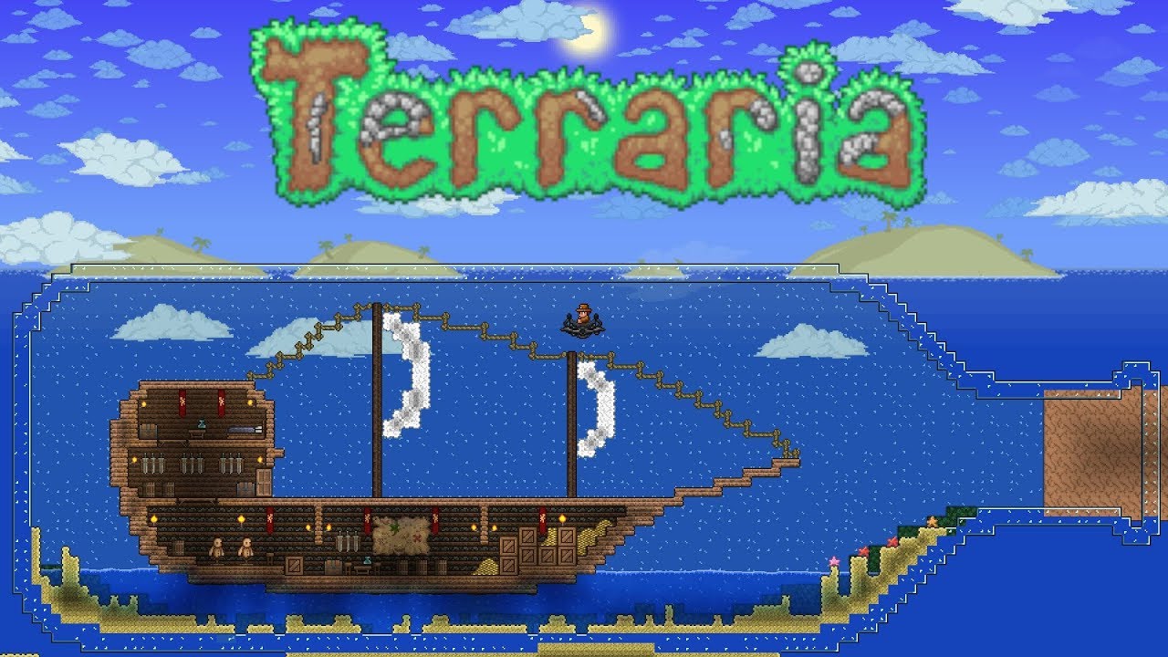 Terraria ship build фото 8